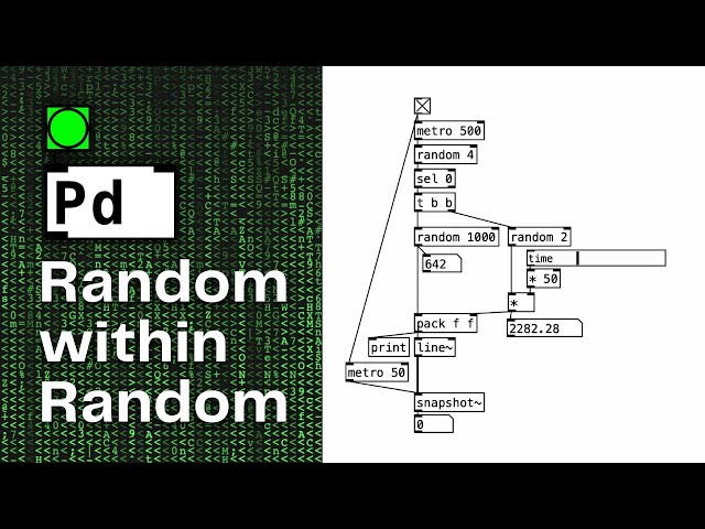 Random within Random | Pure Data Tutorial
