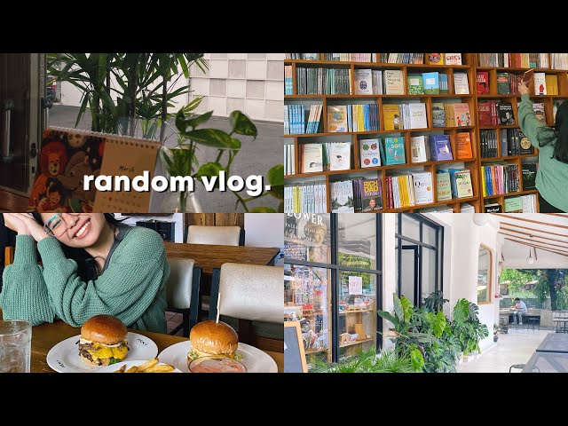 ✿ daily diary: hangout makan burger & toko buku di jogja