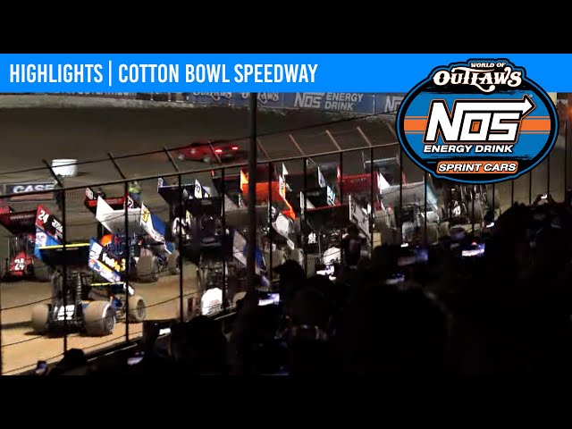 World of Outlaws NOS Energy Drink Sprint Cars at Cotton Bowl Speedway, March 5, 2022 | HIGHLIGHTS