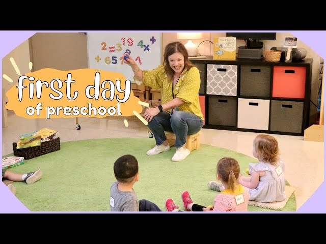 Toddler and Preschool First Day of School