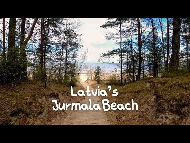 🇱🇻 A Relaxing Walk on Latvia’s Iconic Jurmala Beach | Latvia