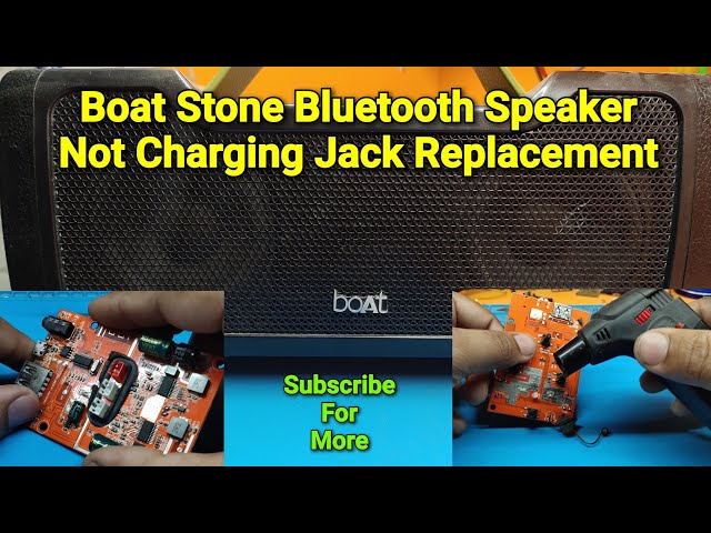 Boat Stone 1010 Bluetooth Speaker Micro Usb Charging Jack Replacement