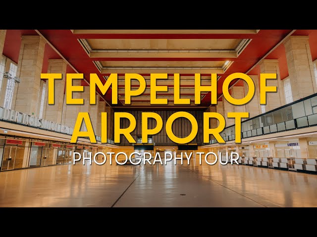 Tempelhof Airport Berlin Photography Tour POV // Nikon Z30 + NIKKOR 16-50mm Lens
