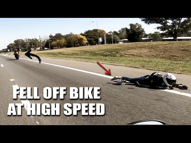 Girl Tried To Adjust Helmet at HIGH SPEED....Then THIS Happened!