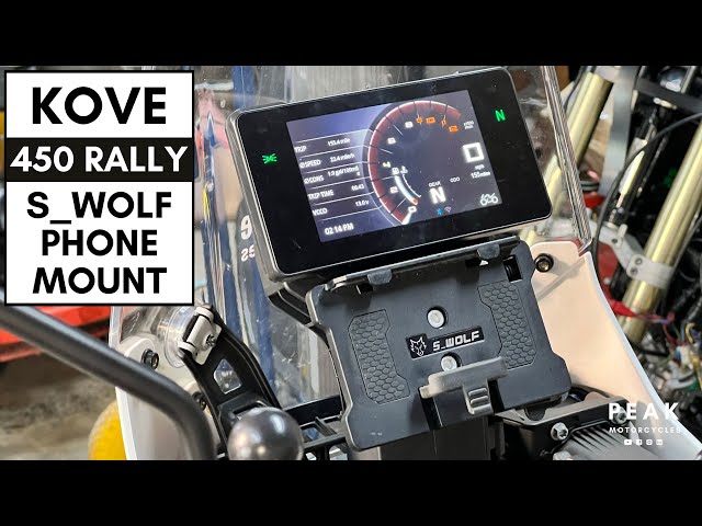 Kove 450 Rally: S_Wolf Phone Mount 4K