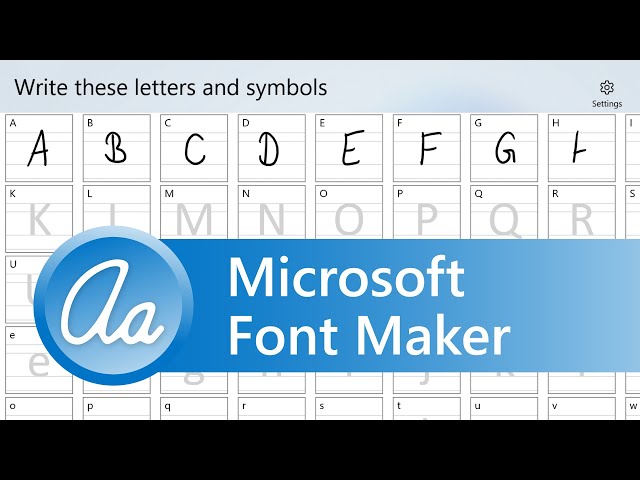 Microsoft Font Maker: Eigene Handschrift als Schriftart | Malter365.de
