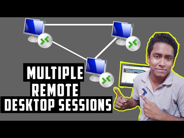 How To Enable Multiple Remote Desktop session(RDP) on windows 7