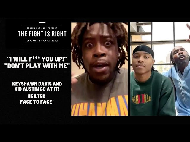 "I WILL F*** YOU UP! KEYSHAWN DAVIS AND FLOYD SCHOFIELD GET HEATED! FACE TO FACE INTERVIEW!