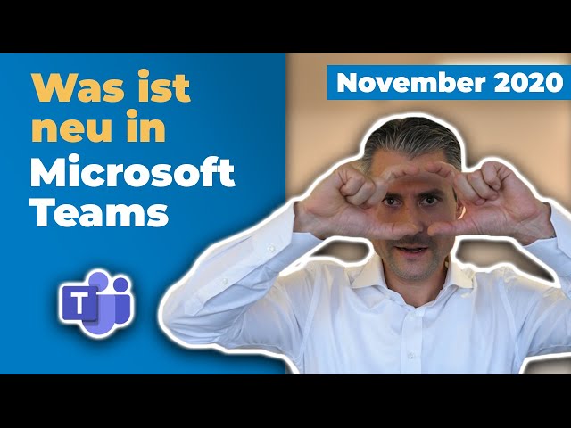 Microsoft-Teams-Update: Neu im November 2020 | für Führungskräfte