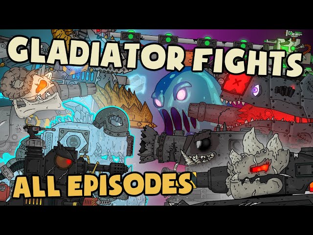 Gladiator fights of Demonic monsters : All episodes - Cartoons about tanks