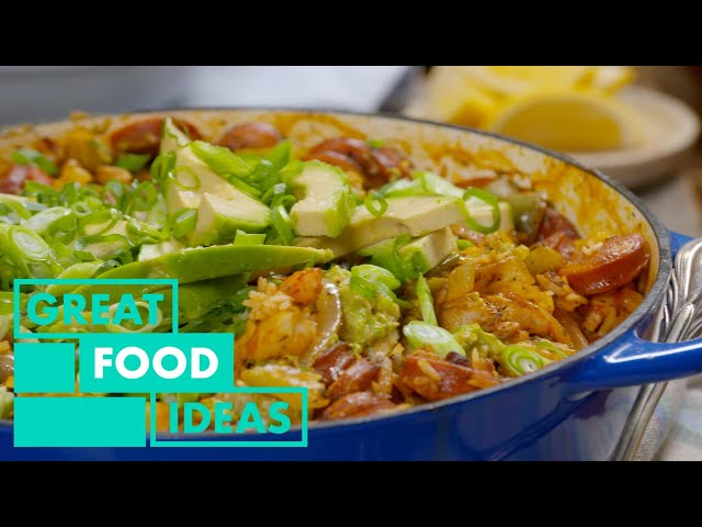 Avocado, Prawn & Sausage Jambalaya | FOOD | Great Home Ideas