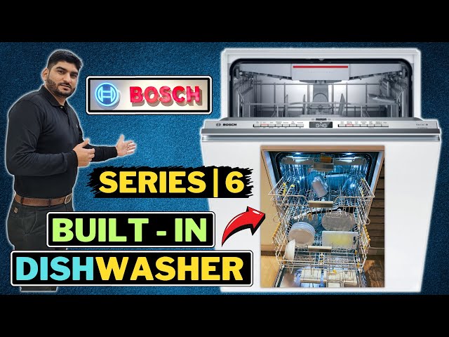 Bosch Series 6 Fully Integrated 14 Place Setting Built In Dishwasher | Bosch Inbuilt Dishwasher 2024