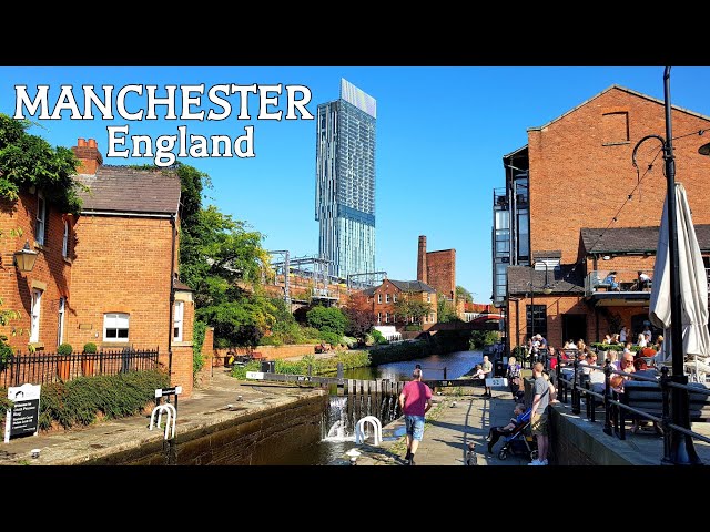 🇬🇧 Walking in MANCHESTER 4k (Castlefield Tour), England