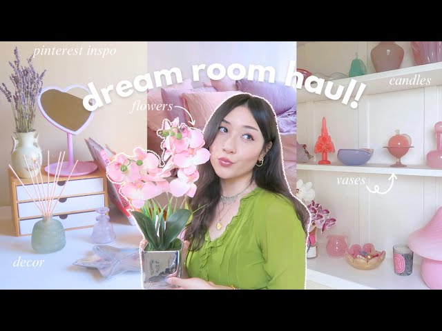 HUGE dream room decor haul!💫 | mostly thrifted, pinterest inspired, budget friendly