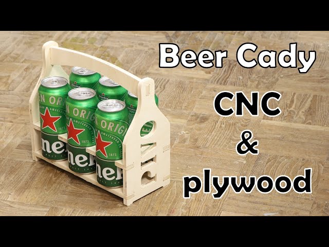 Beer Caddy DIY on CNC | Birch Plywood