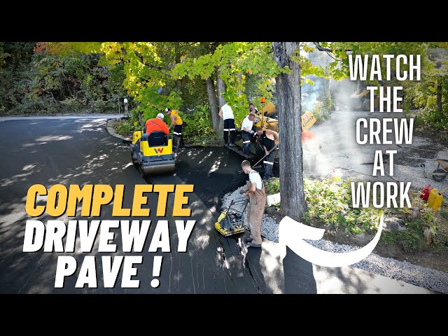 Complete Paving Project: From Excavation to Asphalt Installation (Pt. 3/3)
