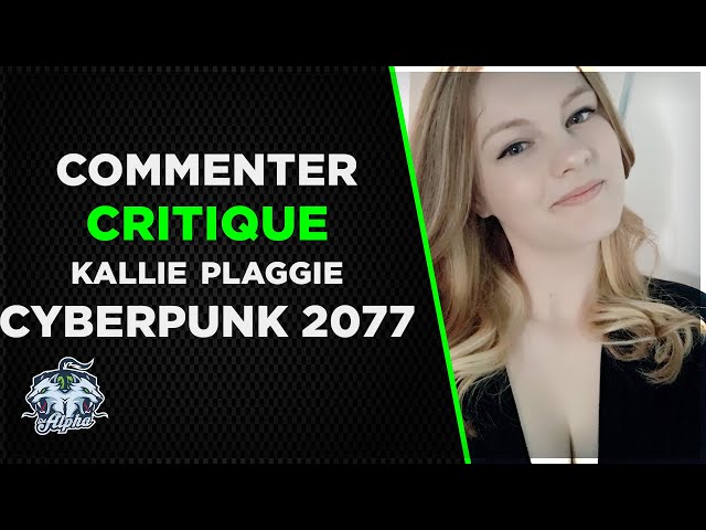 I will now discuss some comments on my critique of Kallie Plagge and her Cyberpunk 2077 review