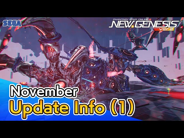 PSO2 NEW GENESIS November 2023 Update Information 1