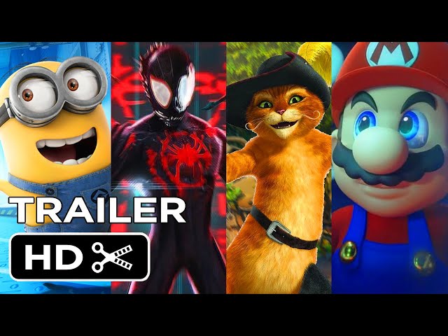 TOP UPCOMING ANIMATED KIDS MOVIES 2021 - 2024  (New Trailers)