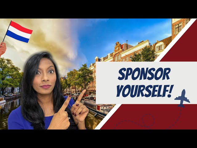 Self-sponsorship pathway to Netherlands | No job letter or work required 😦 | Nidhi Nagori ✨