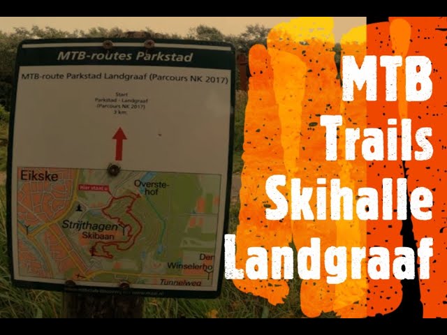 MTB Skihalle Landgraaf snowworld MTB route half pipe, XC trail NK parcours, Treppe  inkl gpx