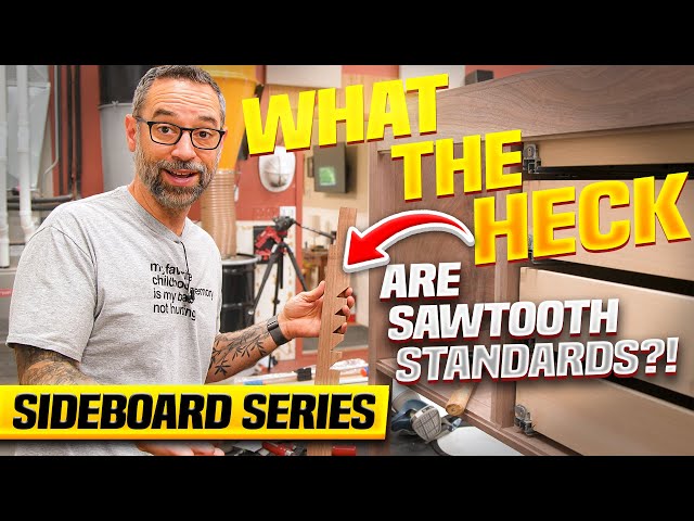 Sawtooth Standards?! | Door Coves & Adjustable Shelves | Sideboard Pt 10