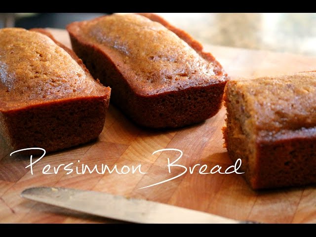 How to Make Persimmon Bread | rachel republic
