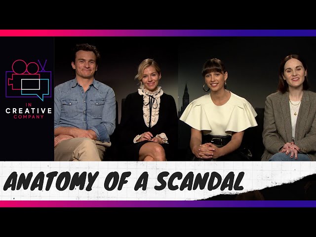Anatomy of a Scandal with Sienna Miller, Rupert Friend, Michelle Dockery and Naomi Scott.