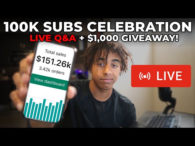 100k Subscribers Q&A + Giveaway Livestream