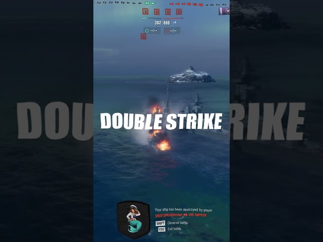 Double Strike Winning Warships Funny Moments #shorts #funnyvideo #funnymoments #warships #funny