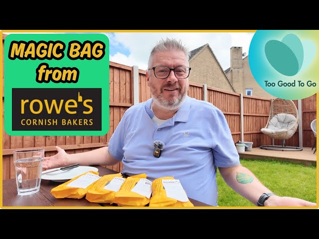 TOO GOOD TO GO bag from ROWES CORNISH BAKERS ! Magic Bag in TESCO !