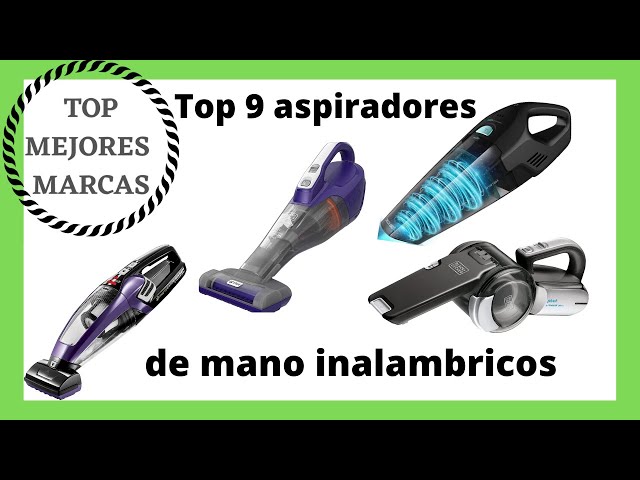 Top 9 aspiradores de mano sin cable