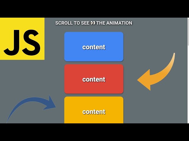 Scroll Animation | JavaScript