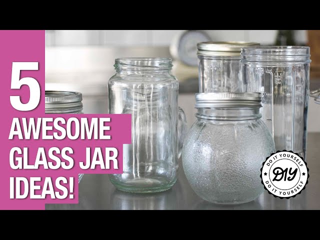5 Great Recycling Ideas You Can Do with Glass Jars 🙌 DIY