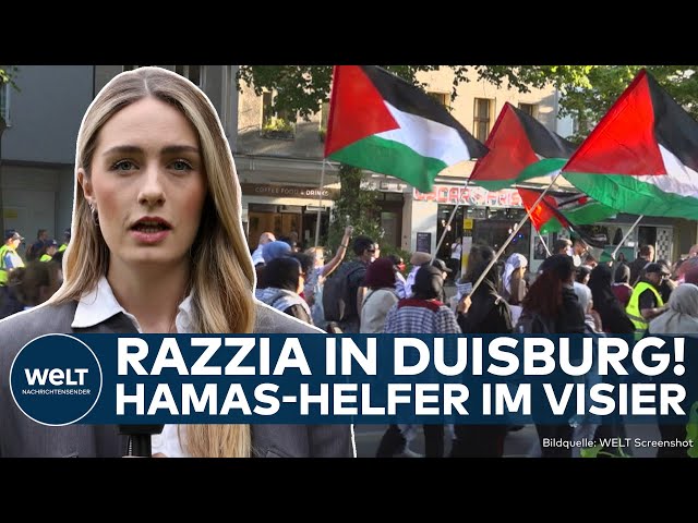 DEUTSCHLAND: Verdacht auf Terror-Hilfe! Razzia in Duisburg gegen Unterstützer der Hamas in Gaza