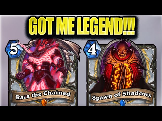 The Deck that GOT ME LEGEND! | Reno Raza Priest Deck | Forged in the Barrens | Wild Hearthstone