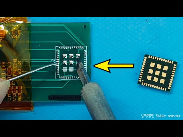 119.RF모듈 히팅건으로 쉽게 납땜하는 방법ㅣHow to solder easily with an RF module heat gun.