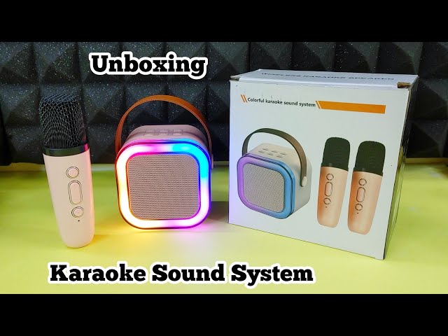 k12 wireless karaoke sound system unboxing
