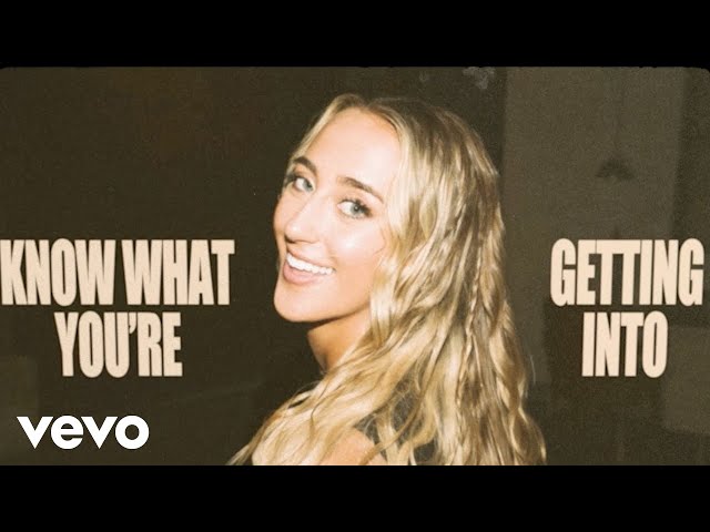 Ashley Cooke - getting into (Lyric Video)