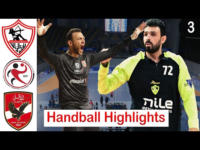 Zamalek Vs Ahly Handball Highlights Best of 3 Egypt handball league 2024 (3)