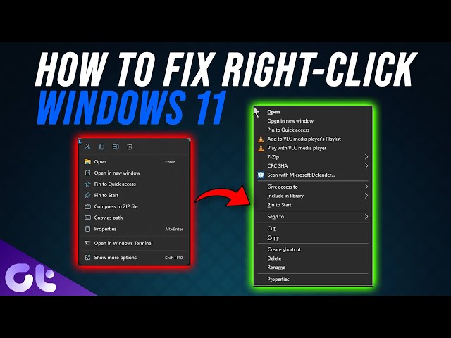 How to Open the Full Right-Click Menu by Default on Windows 11 | Guiding Tech
