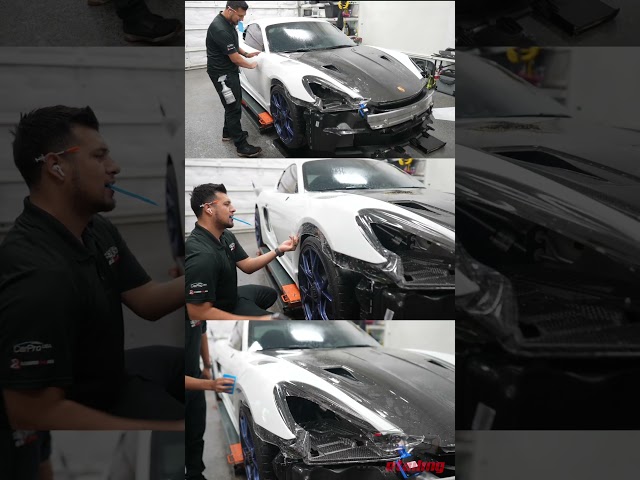 2023 Porsche GT4 RS / Full Custom PPF using STEK DYNOshield Paint Protection Film