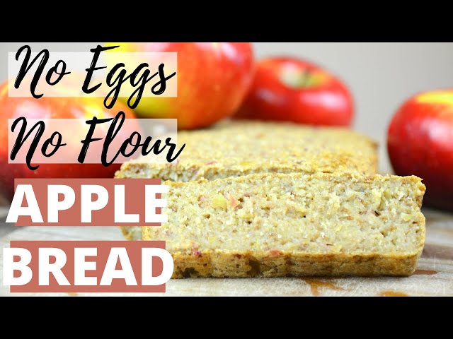 Homemade Healthy Rolled Oats Apple Bread Recipe I No Flour, No Butter, No Eggs, no Sugar Recipe