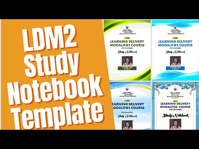LDM2 STUDY NOTEBOOK LAYOUT TEMPLATE