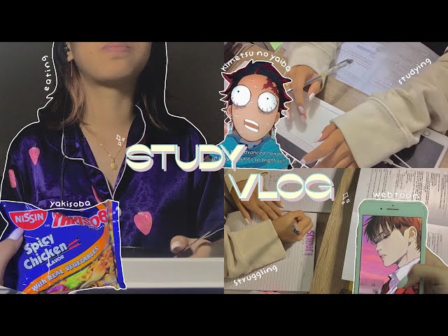 STUDY VLOG 📚 | first week of 2nd quarter, 1 year on YT, grocery & more! ft. Shwetal londe