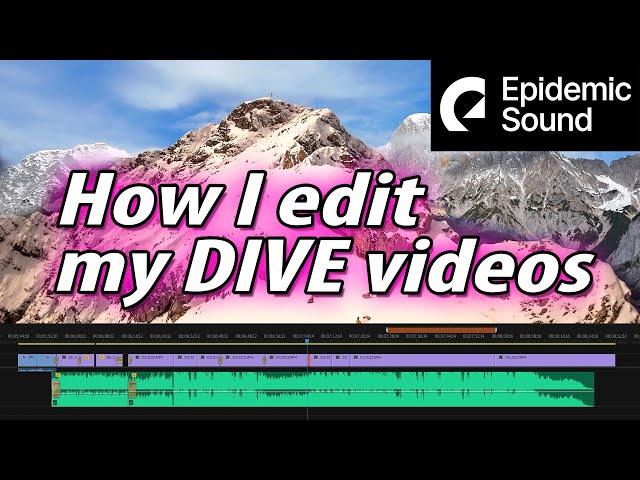 How I edit my DRONE DIVE videos to music!