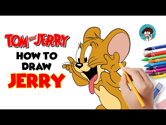 how to draw Jerry step by step