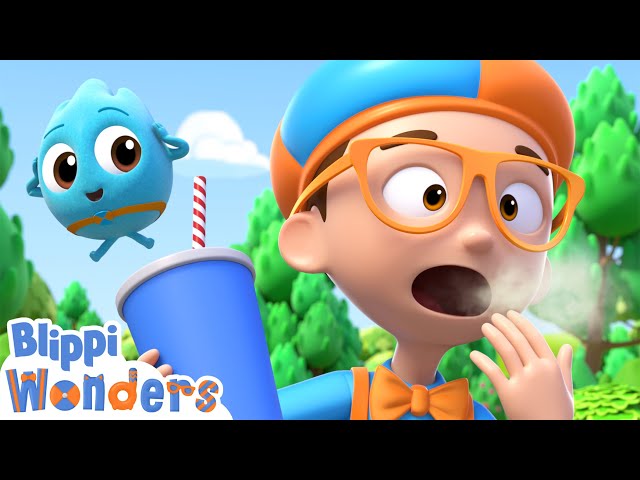 Blippi Learns Why We Burp! | Blippi Wonders Educational Videos for Kids