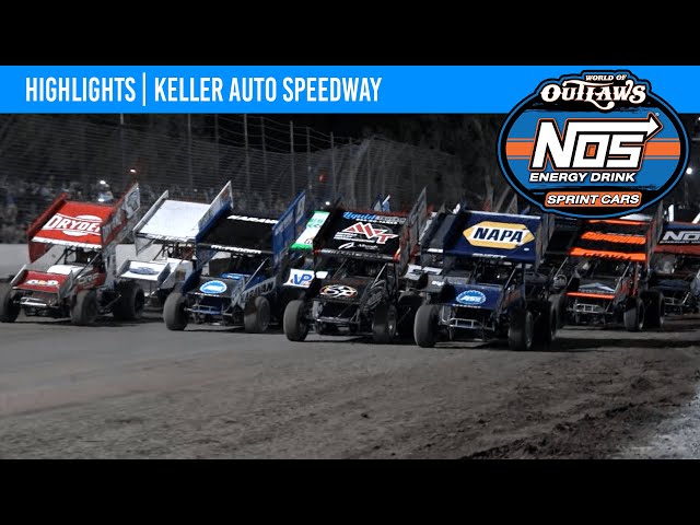 World of Outlaws NOS Energy Drink Sprint Cars Keller Auto Speedway, September 18, 2021 | HIGHLIGHTS