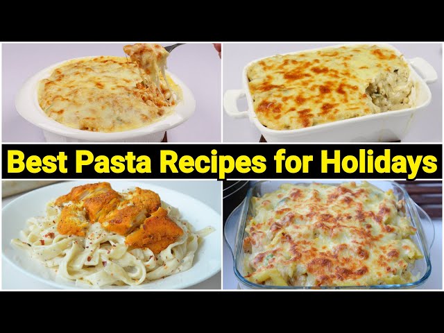 4 Mouthwatering Pasta Recipes for Holidays 🎄 by (YES I CAN COOK)